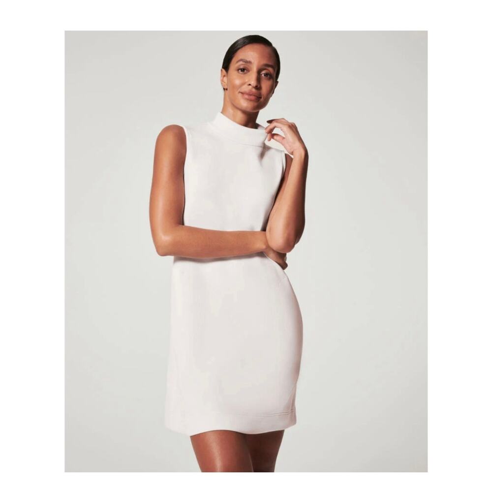Spanx | Women's 2X AirEssentials Mock Neck Dress Winter White